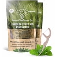 thumbnail image 4 of Biodegradable Dental Floss Picks 100 Count 2 Packs | Eco-Friendly Bamboo Like Straw Wheat Sustainable Mint Flavored Flossers for Kids and Adult Teeth Cleaning for the Enviromentally Conscious, 4 of 4