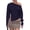 Dark Blue, variant on One Shoulder Tops for Women Long Sleeve Ruched Asymmetrical Split Hem Going Out Y2K Crop Shirts Black S