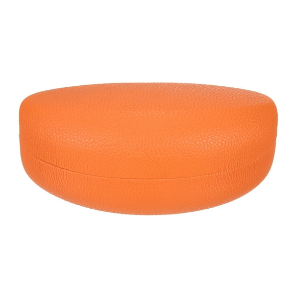 Uxcell Eyeglass Case PU Leather Glasses Case for Women Men, Orange