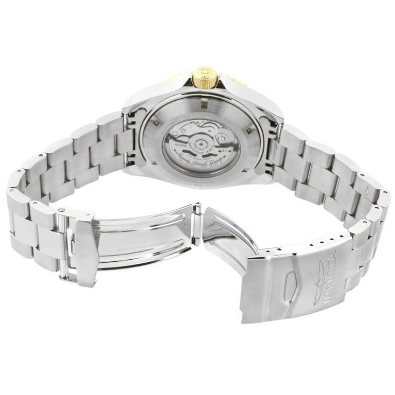 Invicta 12836 Men's Pro Diver Gold Tone Bezel White Dial Automatic