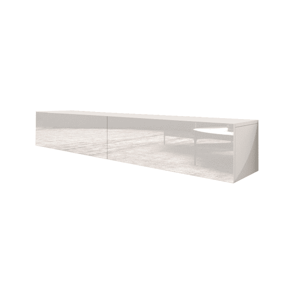 Floating Tv Stand White Gloss