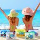 thumbnail image 5 of Bolsa de maquillaje de playa Kacctyen transparente impermeable con cierre, 5 of 7