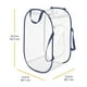 thumbnail image 4 of Cesto de ropa plegable de tela Whitmor azul/blanco, 4 of 4