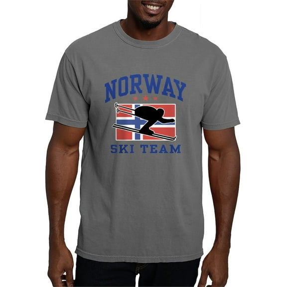 CafePress - Norway Ski Team T Shirt - Mens Comfort Colors Shirt