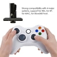 thumbnail image 4 of Gamepad para Xbox 360 Controlador Joystick Controlador inalámbrico Bluetooth Juego inalámbrico (blanco), 4 of 10