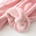 thumbnail image 6 of Tnhcen Women's Winter Fleece Pajama Pants Thermal Lounge Sleepwear Elastic Waistband Drawstring Pockets Cuffed Ankles Warm M-XL Pink, 6 of 6