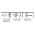 thumbnail image 3 of CRL 70221-XCP50 CRL Flat Head 1/8" x 2" Toggle Anchors - pack of 50, 3 of 5