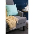 thumbnail image 3 of Marigold Handloom Chevron Throw, 3 of 8