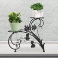 thumbnail image 6 of HINTRMENT 1Pack Elegant Design Metal Indoor Plants Shelf Waterproof Space Saving 11.8x7.9x16.5in, 6 of 8