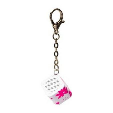 - Ashley Mary Keychain Bluetooth Flowers Speaker - Pink