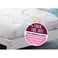 thumbnail image 4 of Delta Children 4-Piece Girls Toddler Bedding Set Collection | Includes: Fitted Sheet, Flat Top Sheet w/ Elastic Bottom, Fitted Comforter w/ Elastic Bottom, Pillowcase | Sunshine| Multi Color, 4 of 7
