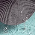 thumbnail image 3 of Round Braided Placemats Set Of 6 Table Mats For Dining Tables Woven Washable, 3 of 5
