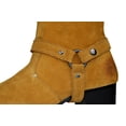 thumbnail image 5 of OSSTONE Dress Boots Chelsea Designer Boots for Men Zipper-up Leather Casual Heel Shoes JY002-Yellow-Belt-13 Belt Suede Yellow, 5 of 5