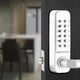 thumbnail image 4 of Cerradura de puerta con , Cerradura de puerta de sin llave Cerradura mecánica, Cerradura de puerta combinada con manija, Cerradura de, 4 of 9