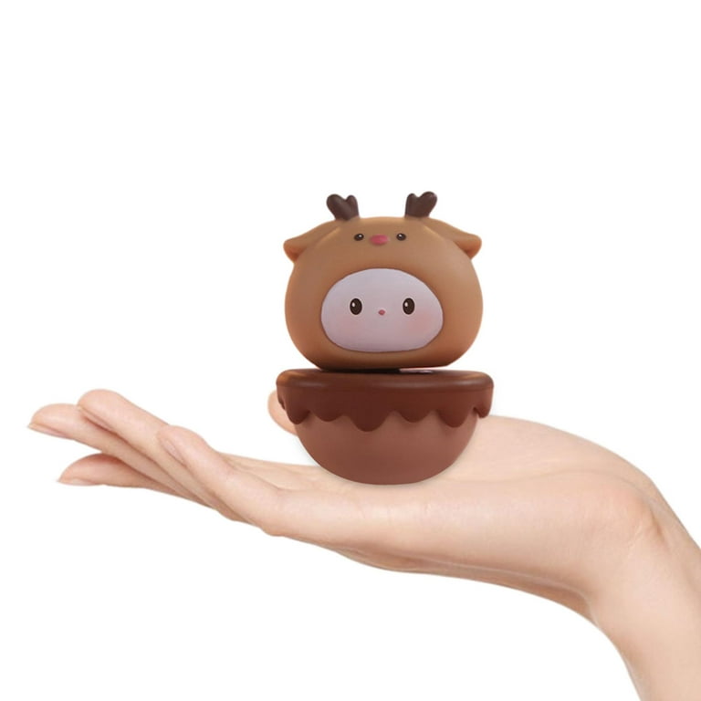 Qianly Mini Tumbler Toy Doll Tumbler Baby Toy Gifts Resin Statue Table  Centerpieces Cartoon Animal Tumbler Toy Cute Tumbler Desktop Decoration,  Deer