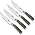 thumbnail image 1 of HexClad Steak Knife Set, 4-Pieces Damascus Stainless Steel Blades, Full Tang Construction, Pakkawood Handles, 1 of 8