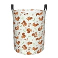 thumbnail image 2 of Goofa Squirrel Playing Printed Circular Hamper,Laundry Basket with Handles,Storage Baskets Foldable,Large Capacity Laundry Hamper-Medium, 2 of 8
