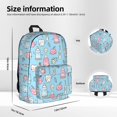 thumbnail image 6 of Goofa Funny Cute Teeth Printed Backpack,Laptop Backpack,Durable Anti-Theft Travel Work Backpack,Water-resistant Backpack, 6 of 9