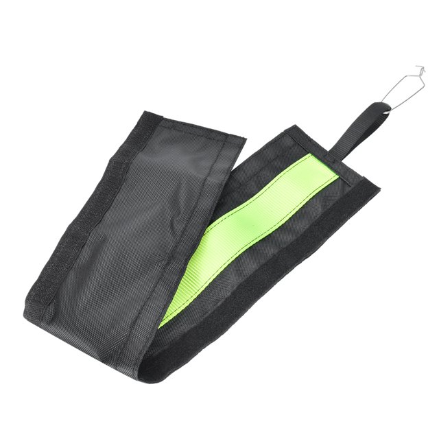 Filfeel Black Rope Guard, Safety Rope Sleeve 34.3in Corrosion-Resistant Climbing Rope Cover, Rappelling For Exploring