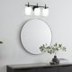 thumbnail image 5 of Lámpara de tocador de baño foucasal de 3 luces con cristal lechoso negro, 5 of 8