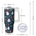 thumbnail image 2 of 30oz Christmas Bells Tumbler with Lid Straw Stainless Steel Cup Double Wall Insulated Gifts for Holiday, 2 of 5