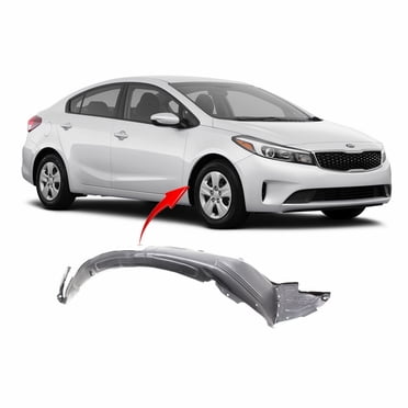 TRQ Front Passenger Inner Fender Liner For 2017-2018 Kia Forte - Right Side