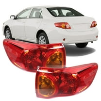 LABLT Red Outer Tail Light Lamp For 2009-2010 Toyota Corolla Passenger   Driver Side