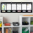 thumbnail image 5 of Colorful 6-Pocket Wall Pocket Chart with Labels for Easy Homework & File Organization - Durable Hanging Storage Bag for Classroom Management, Includes TAB Cards, Fits 8"x11" Papers, 5 of 8