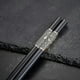 thumbnail image 1 of 5-pairs Fiberglass Dishwasher-safe Chopsticks, Premium Chinese Dragon Japanese Chopsticks Set, Reusable Classic Style, 1 of 2