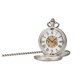 thumbnail image 1 of ZHAOCHENG Reloj de bolsillo mecánico no automático con tapa tipo concha, doble apertura, manual, de doble cara, para colgar, 1 of 5