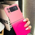 thumbnail image 6 of Gradient Magnetic for Samsung Galaxy Z Flip 3 5G Phone Case, Compatible with MagSafe, Upgraded Camera Lens Film Protection Shockproof Matte Cases for Galaxy Z Flip 3 6.7"(Rose Pink), 6 of 13