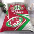 thumbnail image 1 of Wales Rugby Bedding Set - Celtic Welsh Rugby Ball, 1 of 6