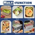 thumbnail image 6 of Stainless Steel Food Storage Container Set (with Lids) Refrigerator-Safe Containers Meal Prep Containers Ideal for meal prep, lunch boxes, and outdoor picnics, 6 of 10