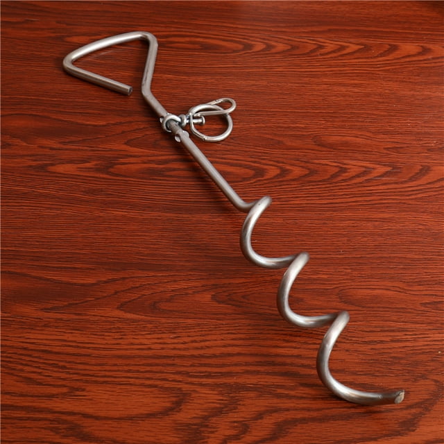 Jinsinto Piquets Chromés pour Chiens - Attaches Robustes - pour Chiens (Piquets pour Chiens)