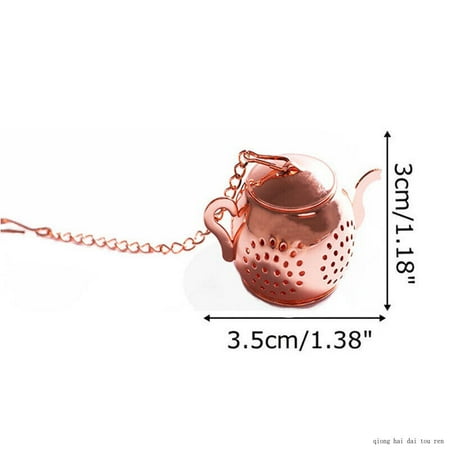 

Metal Tea Infuser Stainless Steel Loose Leaf Strainer Filter Herbal Spice UK