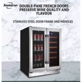 thumbnail image 4 of Koolatron Dual Zone Wine Cooler Beverage Fridge, 4 of 6