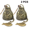 thumbnail image 1 of Paquete de 2 dragón Vintage dragón Fengshui buena suerte bendiga para el hogar jardín colgante Windchime bendición decoración regalo Xemadio 2034152, 1 of 9