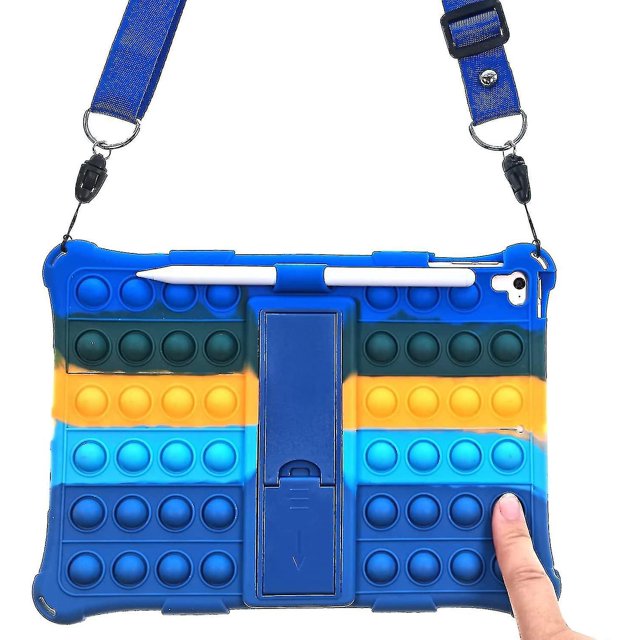 Pop It For Ipad Case 8th 7th Gen 10.2 Kids Boys, Poppet Fidget Push B_Special Gift