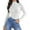08# White, variant on Mock Turtle Necks Tops for Women Long Sleeve Ribbed Shirts Thermal Slim Fit Lightweight Undershirts，Navy L