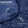 thumbnail image 7 of Teler Weighted Blanket for Adults（60 x 80，15lbs） Cooling Weighted Heavy Blanket,Blue, 7 of 7