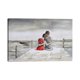 thumbnail image 1 of Pintura de Paisaje con Definición, Perfecto de Navidad Cumpleaños, Pintura de Pared 35x50cm Parejas Detrás Sunnimix Pintura al óleo sobre lienzo, 1 of 8