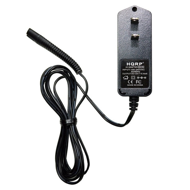 HQRP AC Adapter Power Cord Charger for Braun Series 3 Model 340 Type 5775  Shaver plus Cleaning Brush 
