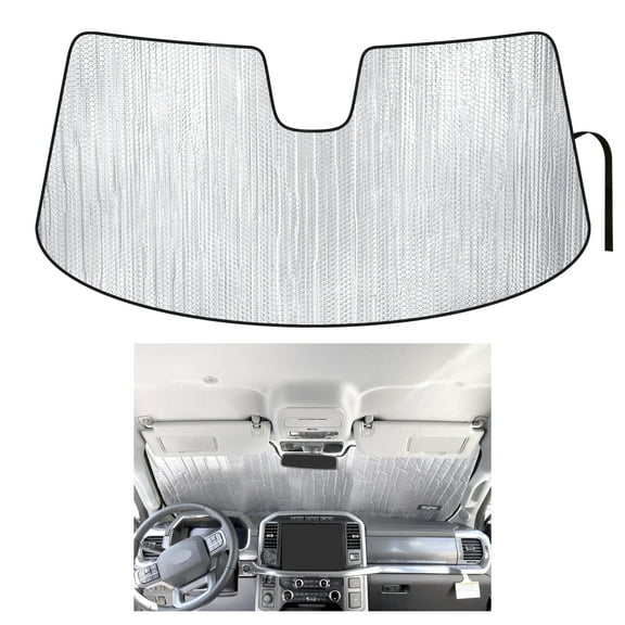 Front Windshield Sunshade for 2021-2025 Ford F-150 F150 Regular Cab, Super Cab, Super Crew Cab, Pickup Truck