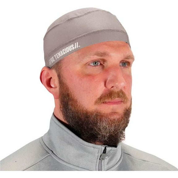 Ergodyne B3161707 Chill-Its 6632 Cooling Skull Cap, Gray - One Size