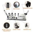 thumbnail image 3 of Langgg Efficient Glass Bottle Cutter Featuring 5 Support Wheels And Carbide Blades Creating Unique Items Candlesticks Black, 3 of 6