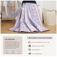thumbnail image 6 of Ultrug Soft Boho Area Rug Moroccan Geometric Rugs Washable Carpet for Bedroom Living Room Home Decor,4'x6',Blue Purple, 6 of 7