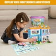 thumbnail image 2 of EXERCISE N PLAY Kith Friends House Building Blocks Toy, 1009 Pieces, Great Gift for Kids 6-12, 2 of 9