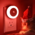 thumbnail image 1 of SURJDE 2 Pack Red Night Light, LED Night Light for Kids, Plug in Night Light, Light Sensor Night Lights, Smart Night Light, Hallway Lights, Wall Light, Nightlight for Adult, Red Lights, 0.6W 6, 1 of 7