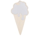 thumbnail image 4 of FONDOTIN Decorative Mirror Acrylic Wood Ice Cream Shape Home Decoration 1Pcs 15X7.7In, 4 of 8