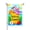 Color 4, variant on Joocar Welcome To Our Pool Garden Flag Summer Beach Theme With Umbrella Flip Flops And Flowers For Home Outdoor Garden Yard Door Decor 12x18 inch